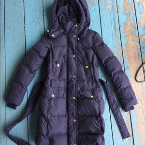 Navy Blue J.Crew Downfilled Jacket